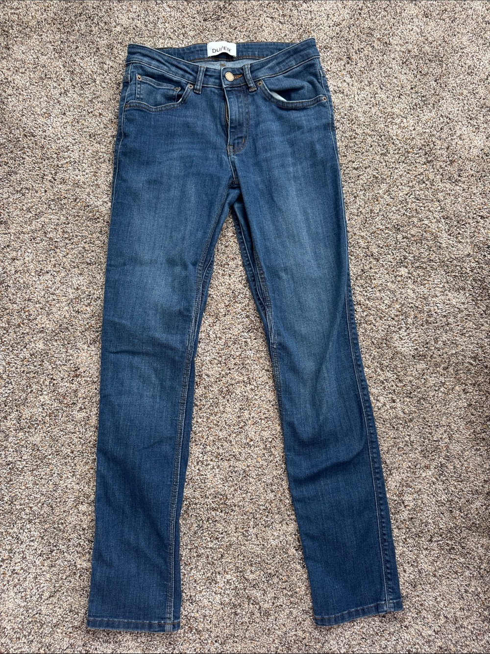 Women's Dark Blue Skinny Jeans - Classic Stretch Fit